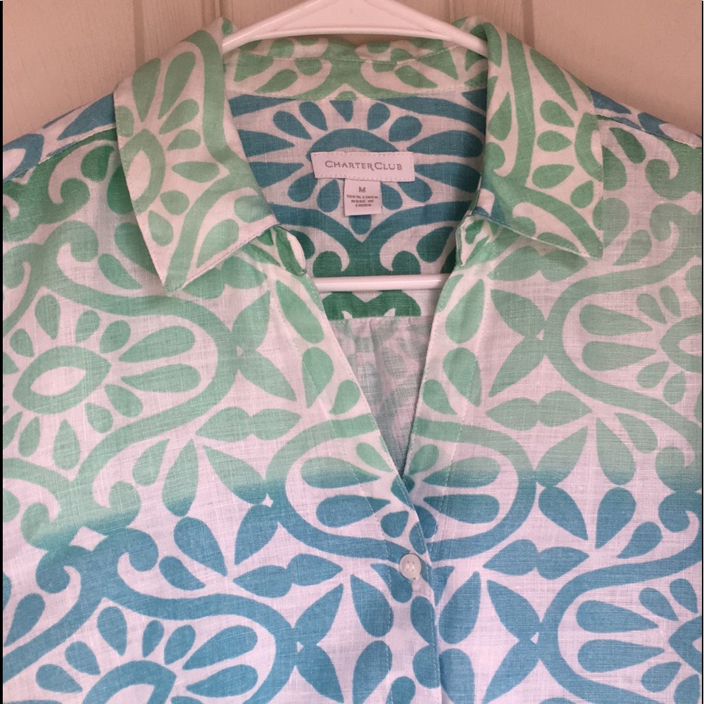 CHARTER CLUB BUTTON DOWN